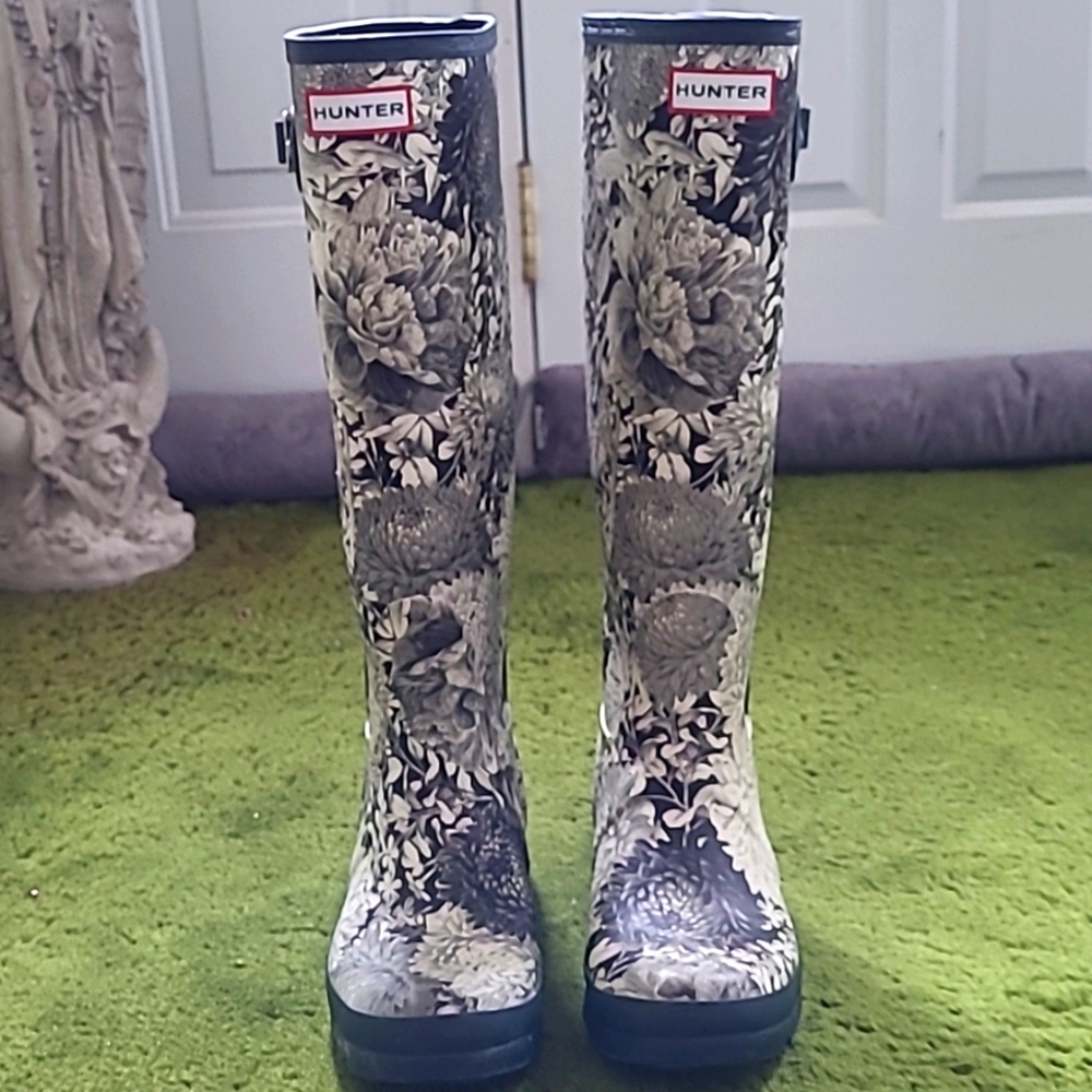 Hunter Royal Horticulture  Print boots